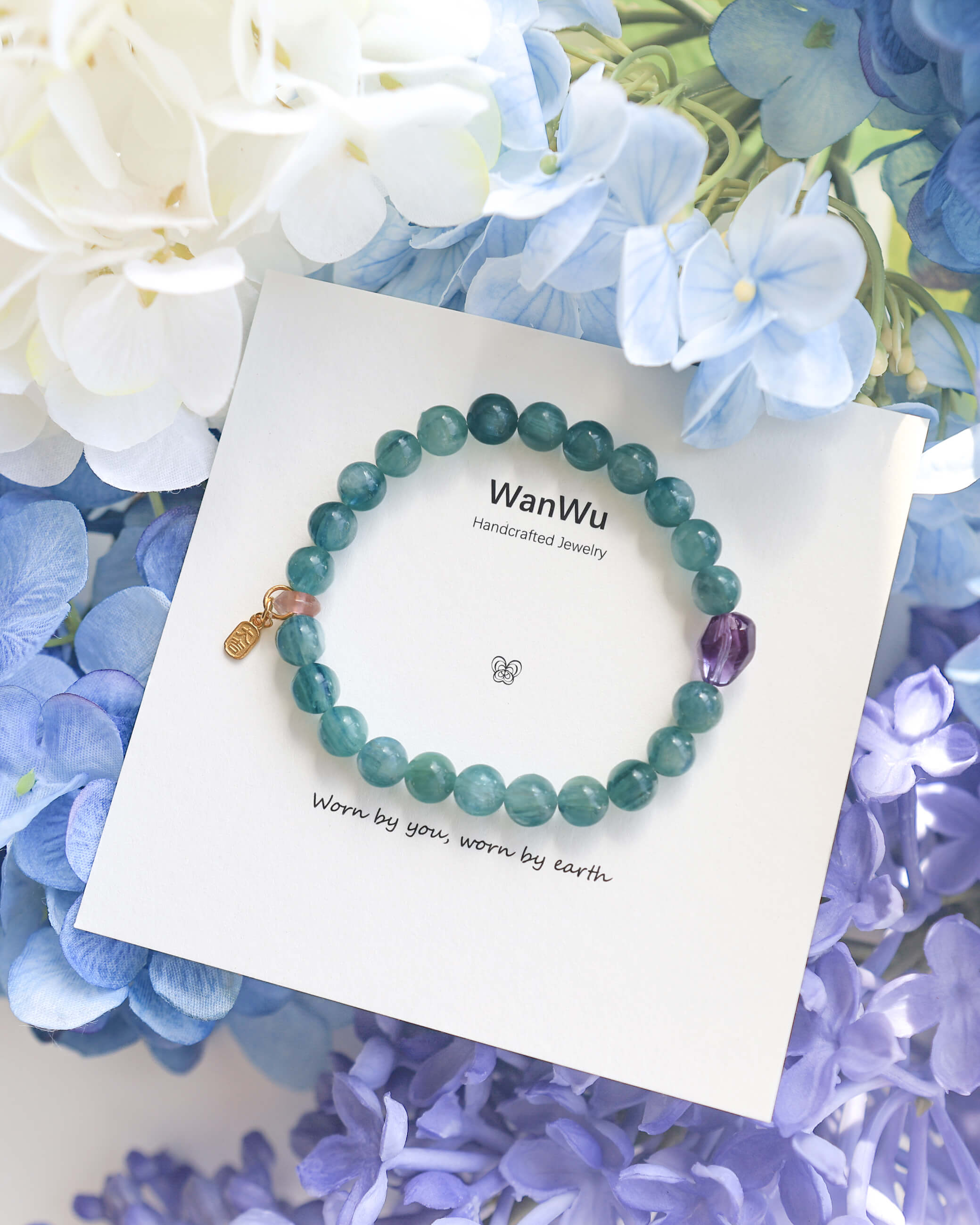 Energy Balance Green Kyanite Bracelet