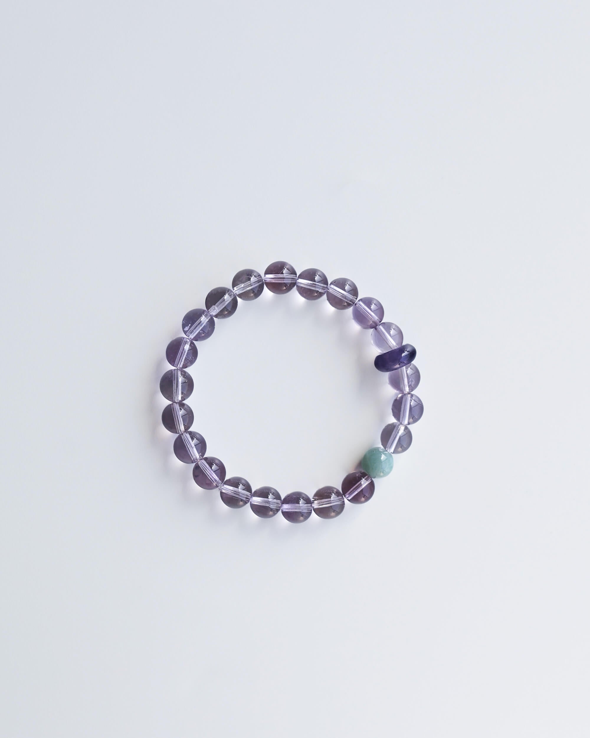 Amethyst & Jadeite Bracelet
