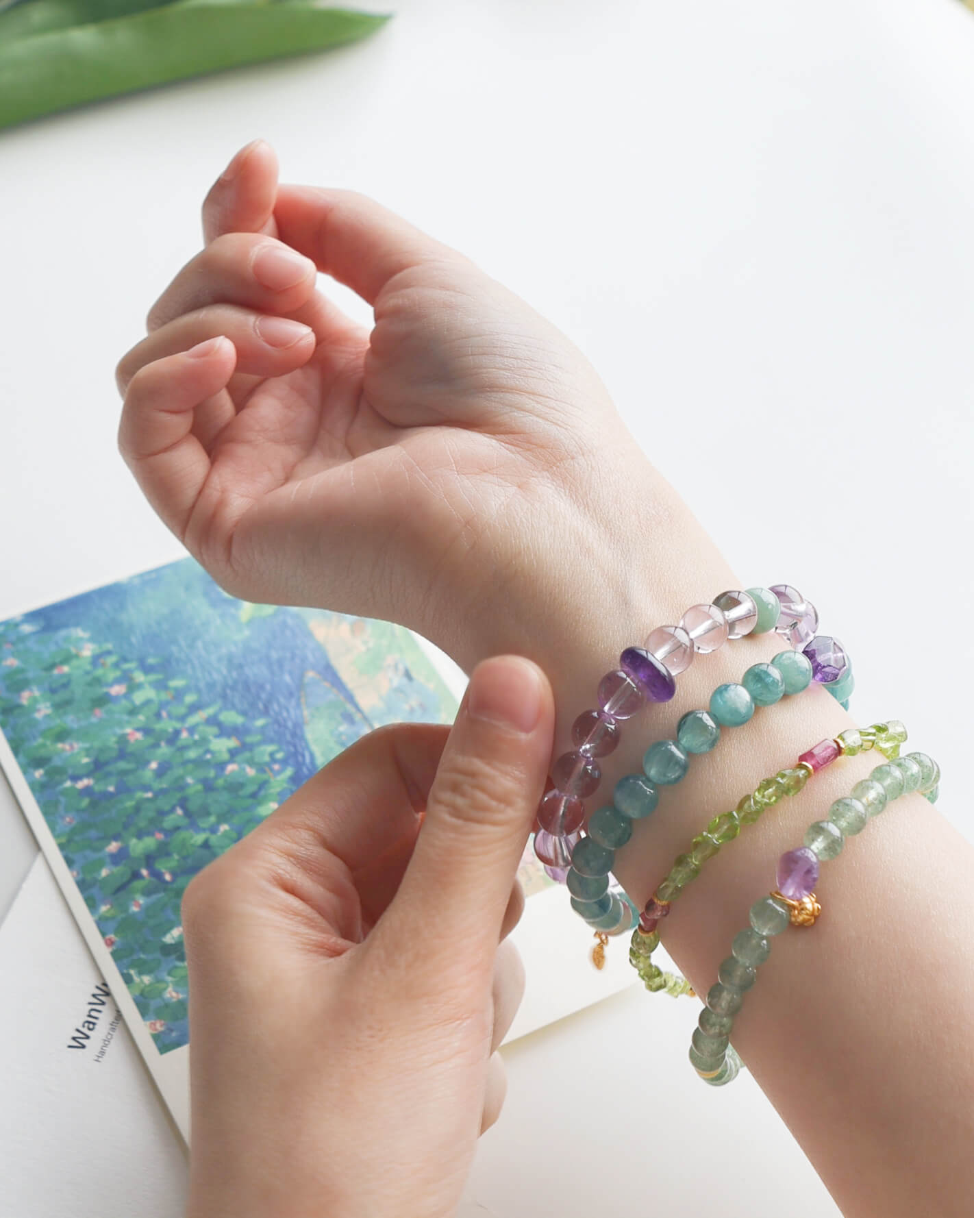 Peridot & Pink Tourmaline Bracelet