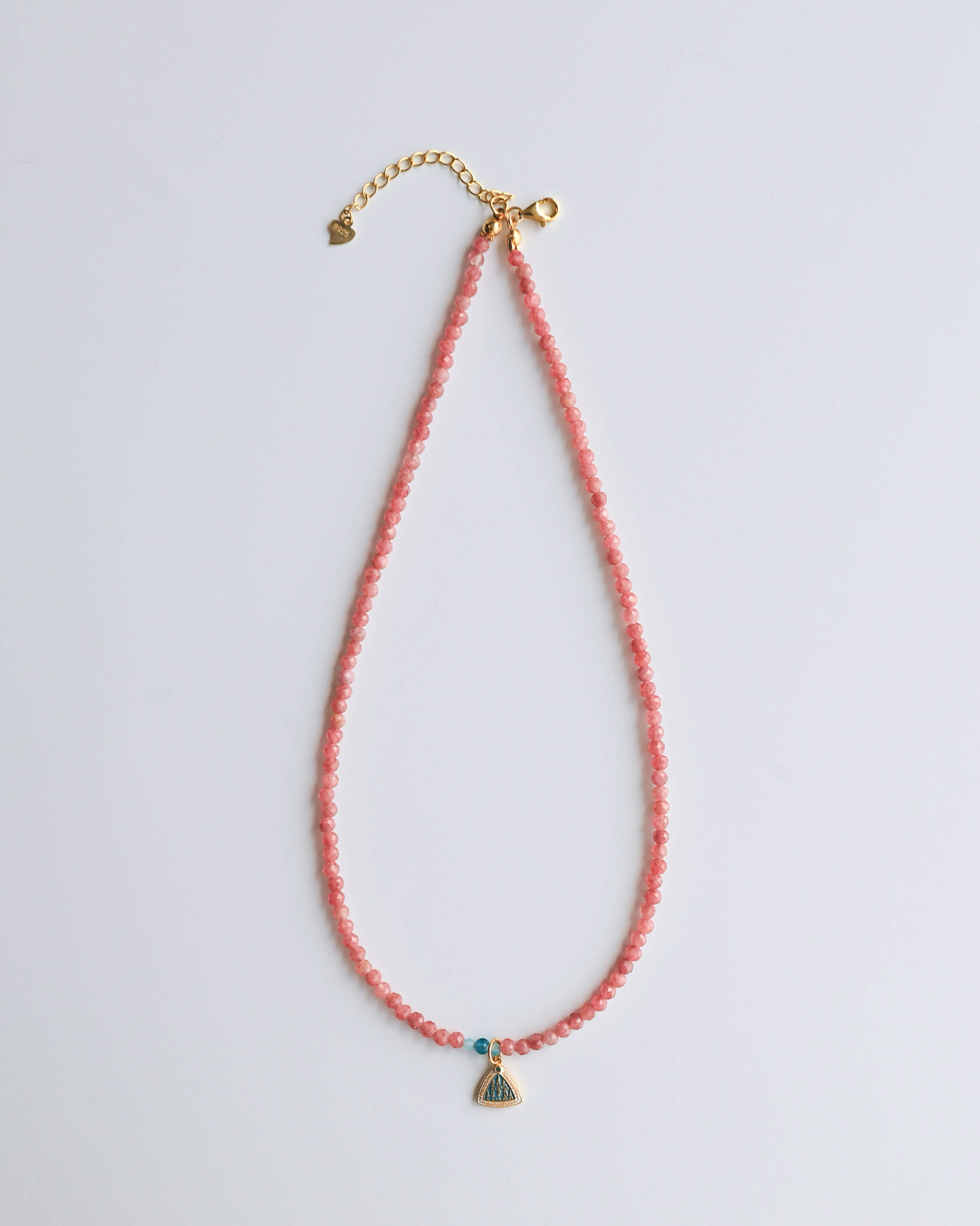 Rhodochrosite Lucky Charm Necklace