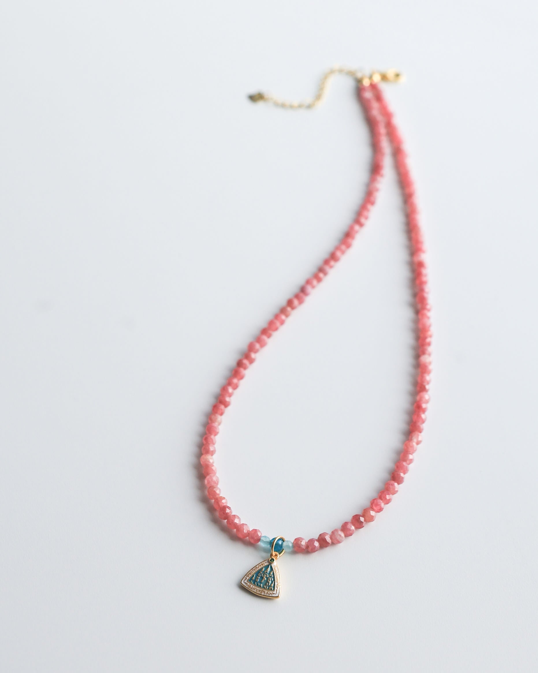 Rhodochrosite Lucky Charm Necklace