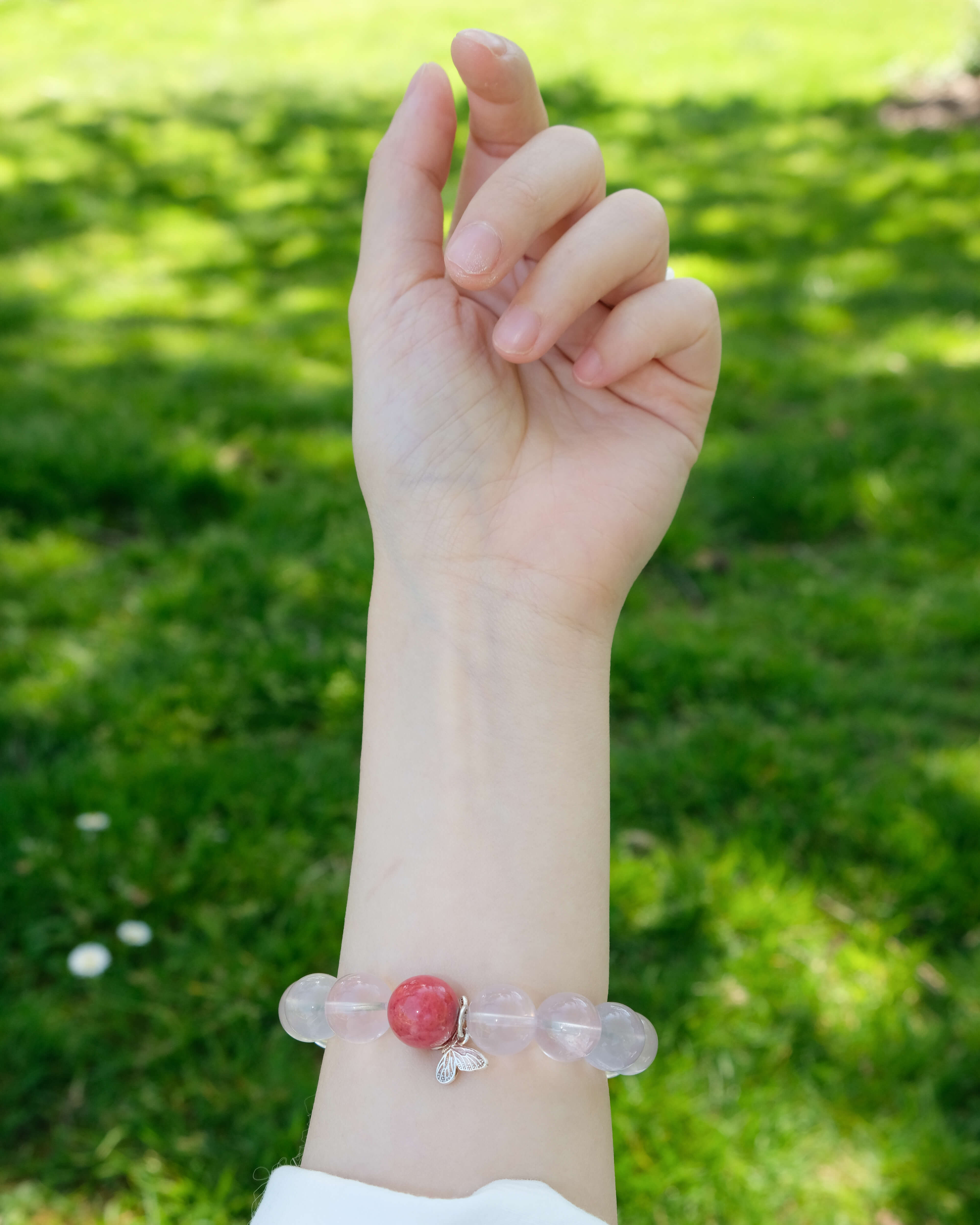 Rose Quartz & Rhodonite Bracelet