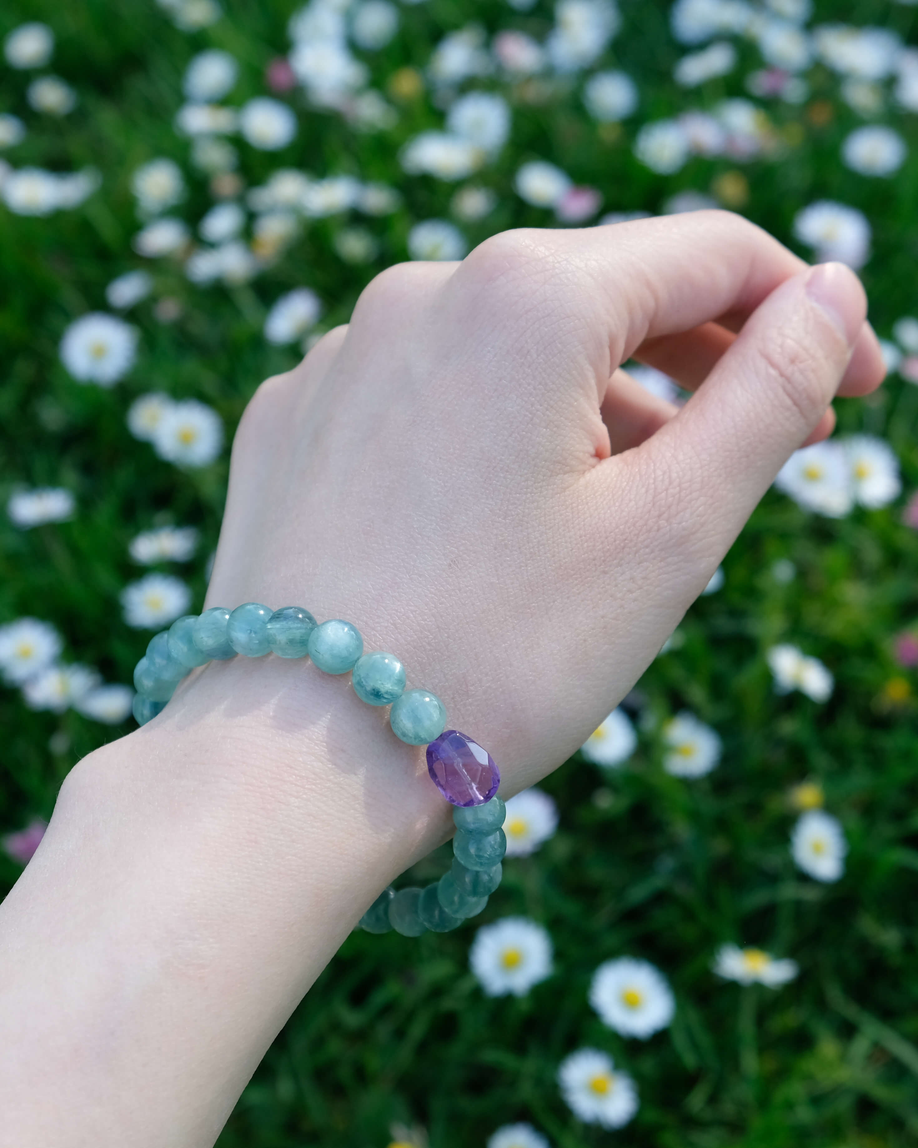 Energy Balance Green Kyanite Bracelet